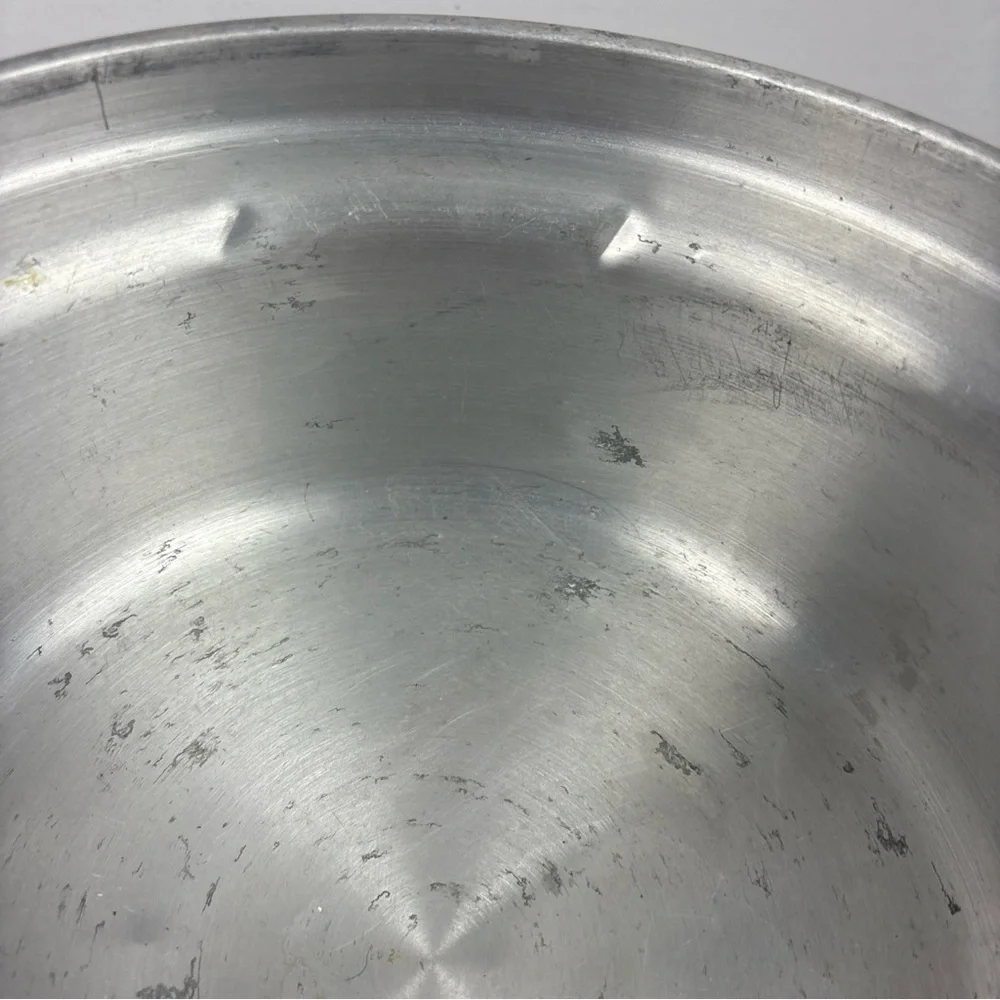 Vintage Made In Italy Hammered Ice Bucket Double Walled Insulated Looped Handle